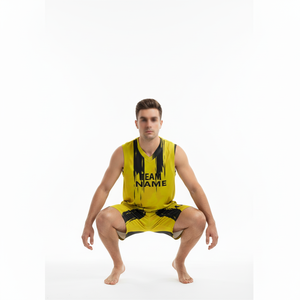 Wholesale Cheap Custom Sublimated Reversible Breathable Plus Size Basketball Uniform 100% Polyester Custom Basketball Vest - Product Image 5