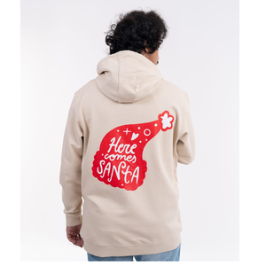 Sweat à capuche imprimé Noël noir respirant en tissu mi-lourd avec tissu polaire de haute qualité pour homme, sweat à capuche zippé - Product Image 4