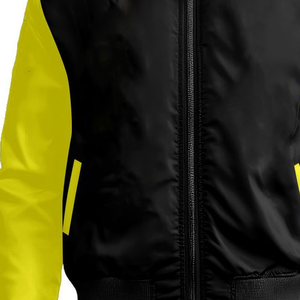 Chaqueta Bomber de Satén Personalizada con Logotipo Griego para Mujer, Chaqueta Universitaria con Cremallera y Logotipo Bordado, Abrigo Personalizado para Hermandades Griegas OEM - Product Image 2