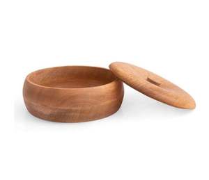 Magnifique boîte à chapati en bois au design élégant, conteneur à roti fait main pour la cuisine et la table à manger, boîte à chapati ronde en bois unique - Product Image 5