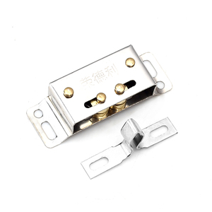 Small Magnetic <b>Door</b> Latch Thickened Stainless Steel Snap-On for Old-Fashioned Wardrobe Cabinet New Design <b>Catch</b> for Interior Use - Product Image 2