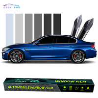 Film de protection solaire pour toit ouvrant de voiture en titane réfléchissant 3 mil, isolation thermique élevée, protection du verre automobile