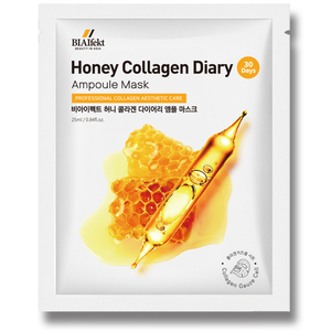 Masque en tissu coréen au miel et au collagène, anti-âge, soin des pores, apaisant, éclaircissant, hydratant à la niacinamide - Product Image 1