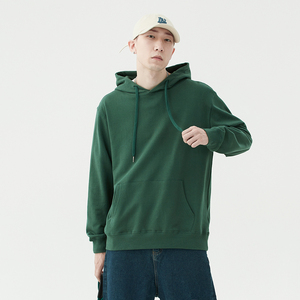 เสื้อฮู้ดดี้โอเวอร์ไซส์แบบยูนิเซ็กซ์ ผ้าฝ้ายพรีเมียมเนื้อนุ่ม สไตล์สตรีทแวร์ มีกระเป๋าจิงโจ้ รับผลิตแบบ OEM ODM - Product Image 4