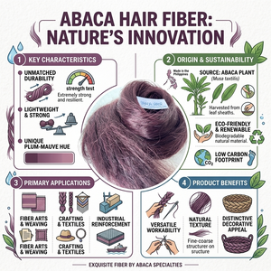 Premium Natural Abaca Dyed Hair <b>Fiber</b> for Crafts Wholesale Eco-Friendly Biodegradable Sustainable Textile Raw Material - Product Image 6