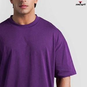 เสื้อยืดแขนสั้นผ้าฝ้ายถักคุณภาพสูง 100% สำหรับผู้ชาย พิมพ์ลายดิจิตอลโลโก้ตามสั่ง ทรงหลวม น้ำหนัก 180 กรัม - Product Image 6
