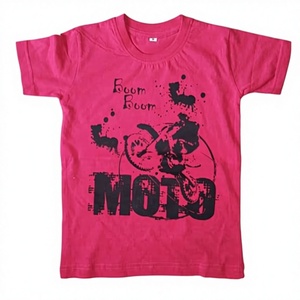 Camiseta Infantil Unisex 100% Algodón Orgánico Transpirable con Bordado, Venta al por Mayor, Tallas Grandes, Diseño Personalizado, Lisa, en Stock - Product Image 1