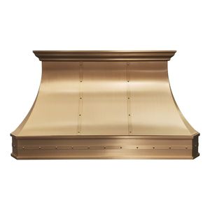Contemporary Brass Range Hood Perfect For Luxury Residential Kitchens Superior Air Purification Beautiful Decorative Appearance - Product Image 2
