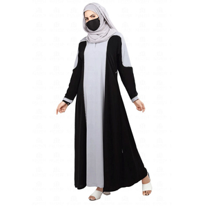 Abaya pour femme à manches longues, nouvelle mode, ouverte sur le devant, qualité supérieure, service OEM, logo et style personnalisés, robe Juba - Product Image 4