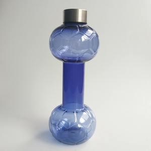 Bouteille d'eau sport en forme d'haltère de 550 ml, réutilisable, en plastique, anti-fuite, à boire directement, pour la salle de sport, les activités de plein air, cadeaux - Product Image 5