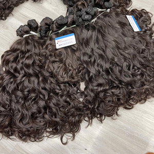 Oferta Relámpago: Paquetes de Cabello Natural Ondulado, Extensiones de Cabello Humano Vietnamita 100% de Calidad Súper Doble - Product Image 1