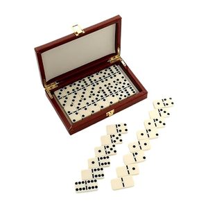 Jeu de dominos en bois à double six, thème numérique, jeu éducatif - Product Image 5