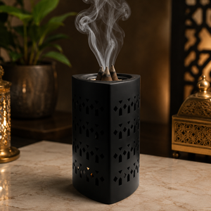 Customized Handmade Metal <b>Oud</b> Burner Arabic Mabkhara Decorative Islamic Bakhoor Burner Ramadan Eid Decor Aroma <b>Diffuser</b> Home Use - Product Image 1