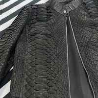 Chaqueta de cuero para hombre personalizada de alta calidad para invierno, ropa informal de color sólido con cuello levantado, nuevo estilo y logotipo en la parte delantera