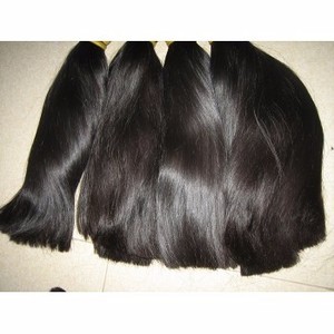 100% Raw Cambodian Hair Bulk Unprocessed No <b>Tangling</b> Cuticle Aligned Remy Human Hair Extension Double Drawn Bulk Hair - Product Image 1