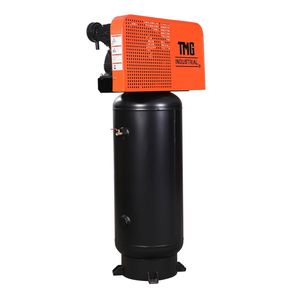 Compressore d'aria elettrico stazionario da 60 galloni e 5 HP con tempo di riempimento di 5 minuti, motore a induzione 230V, serbatoio verticale lubrificato TMG ACE65 - Product Image 4