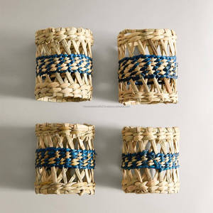 Anillo para Servilletas de Bambú, Listo para Regalo, Accesorio de Comedor de Fibra Natural, Estilo Bohemio, Sostenible, Hecho a Mano, Ligero, Venta al por Mayor, Vietnam - Product Image 3