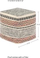 Pouf ottoman marocain écologique, design bohème, fait main, style nordique, couvre-pouf, repose-pieds