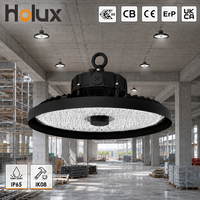 Lámpara LED Industrial UFO High Bay de 50W, 60W, 80W con 7 Años de Garantía, 200 lm por W, Chips LED Liteon 5050, Lente de PC, IP65, IK08