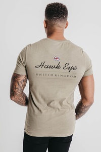 เสื้อคอกลมผ้าคอตตอนสีล้วนสำหรับผู้ชายเสื้อยืดคอกลมกันเหงื่อเสื้อยืดลำลองสำหรับ100% - Product Image 2