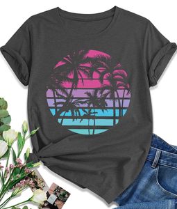 Camiseta de Hombre con Cuello Redondo, Manga Corta, Poliéster/Algodón, Jersey, Corte Regular, Transpirable, Secado Rápido, Antiarrugas, Color Sólido, 160g - Product Image 1