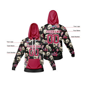 เสื้อฮู้ดปักลายสำหรับทีมแบบกำหนดเอง เสื้อกันหนาวผ้าฟลีซสีพื้นขายส่ง ปรับแต่งได้สำหรับกลุ่ม กิจกรรม หรือพนักงาน - Product Image 2