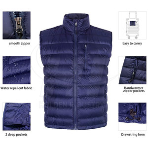 Chaleco Acolchado de Invierno, Chaleco Acolchado Resistente, Chaleco Acolchado Aislado, Chaleco Acolchado con Protección Contra el Frío - Product Image 3