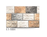 Carreaux muraux en porcelaine 30x60 effet rustique mat antidérapant 9mm d'épaisseur, découpe laser motif brique rectifiée, pour hall, directement de l'usine