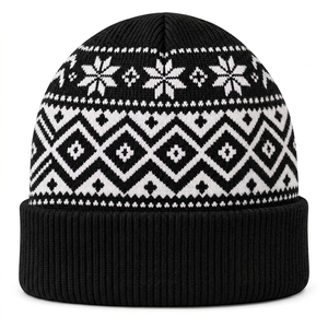Premium <b>Men</b> Beanies Cap <b>Winter</b> Knitted <b>Hat</b> Custom Soft Warm Material Comfortable Stretch Fit Lightweight Casual Outdoor Fashion - Product Image 6