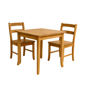 Juego de Mesa y Sillas de Comedor Modernas de Madera Premium ARTERRA, Muebles de Comedor de Teca para Proyectos Hoteleros - Product Image 1