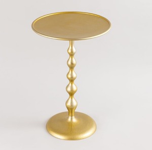 Mesa Auxiliar de Hierro Contemporánea, Mueble Metálico Elegante para Sala de Estar Moderna, Dormitorio, Oficina, Salón, Balcón - Product Image 4
