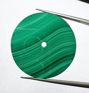 Cadran de montre en malachite naturelle fourni par le fabricant, plaque de cadran personnalisée en pierres précieuses, épaisseur 31,50 mm pour les marques de montres de luxe - Product Image 5