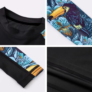 เสื้อรัดกล้ามเนื้อ MMA แขนยาวขายดีที่สุด UPF50+ ระบายอากาศได้ดี พิมพ์ลายดิจิตอลตามสั่ง ชุดกีฬาแขนยาว - Product Image 5