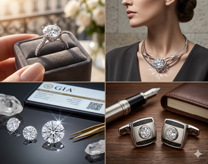 Diamante Cultivado en Laboratorio CVD de Corte Brillante Redondo de 7 Quilates, Color C, Claridad VVS2, Certificado IGI, para Joyería, de Jk Creation Brilliant - Product Image 4