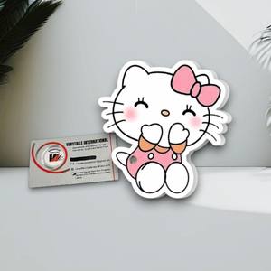 Lindas y Personalizables Placas Magnéticas Acrílicas para Extensiones de Pestañas con Diseño de Hello Kitty, en Forma de Flor/Diamante/Corazón, Ecológicas y Privadas - Product Image 6