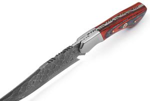 Beautiful Handmade Damascus Steel Fixed Blade Multi-Knife High Quality Hunting Camping Skinner Knife OEM Utility Knife - Product Image 3