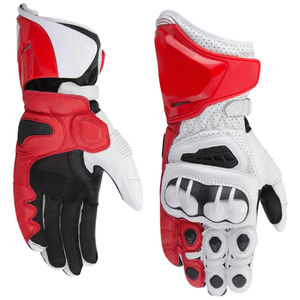Gants de moto professionnels en gros |   Cuir de chèvre durable, ajustement seconde peau |   Usine de fourniture en gros - Product Image 2