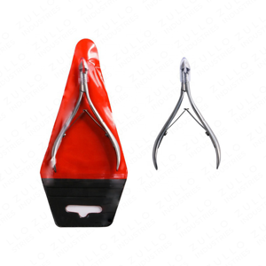 Meilleures pinces à cuticules en acier inoxydable de qualité supérieure, outil de manucure et pédicure avec étui de protection, vente en gros OEM - Product Image 3
