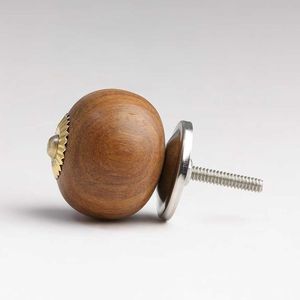 Luxury Design Wooden Knobs Wooden cabinet Knobs Wooden Drawer Knobs Mango Wood Knobs Acacia Knobs at very <b>cheap</b> factory Price - Product Image 1