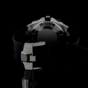 Best Selling Black Silicon Case Mossinate Diamond <b>Watch</b> <b>Waterproof</b> for <b>Men</b> Jewelry Gift and Party Use Available at Good Price - Product Image 6