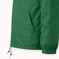 Blousons de sport géométriques pour hommes en gros, fabricant OEM, marque privée, vêtements d'extérieur, fermeture éclair frontale, poignets élastiques, patchwork, motif dessin animé