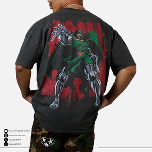 Camiseta Oversize de Algodón 100% Personalizada con Logo para Streetwear, Estampado DTG, Hombro Caído, Estilo Vintage, Ecológica, Venta al por Mayor - Product Image 4