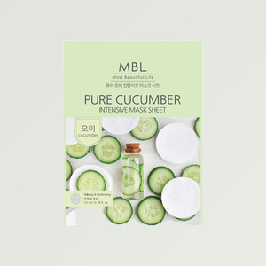 Mascarilla facial Embiel Pure Oi Intensive Mask Sheet, 10 mascarillas faciales coreanas de hidrogel con Aloe Vera - Product Image 1