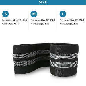 Bandes de Résistance en Tissu pour Hanches et Fessiers – Boucles d'Entraînement pour Squats, Exercices des Jambes et du Bas du Corps – Idéales pour la Salle de Sport et la Maison - Product Image 2