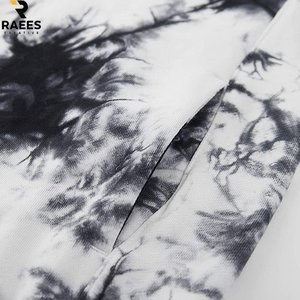 Sweat-shirts thermiques tie-dye pour hommes, design personnalisé, vêtements d'hiver élégants, vente en gros, tissu polaire doux, 100% coton - Product Image 6