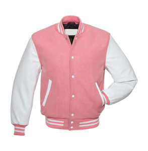 Blouson universitaire style streetwear en matière douce, couche chaude, fermeture à boutons-pression pour un look décontracté, les activités de plein air et l'usage quotidien - Product Image 4