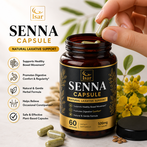 Capsules de poudre de feuilles de séné OEM Premium 500mg – Complément naturel à base de plantes pour la digestion, le nettoyage intestinal, le soulagement de la constipation et la détoxification - Product Image 3