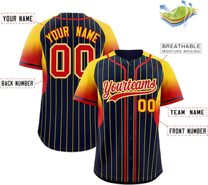 Maillot de baseball personnalisé grande taille en maille respirante, matière écologique, séchage rapide, coupe performante pour adultes, tailles d'équipe - Product Image 6