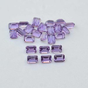 3x5mm To 10x14mm Natural Purple Brazil Amethyst Faceted Octagon Cut Bulk Polished Loose Gemstone At Factory Customized Cut Size - Product Image 4