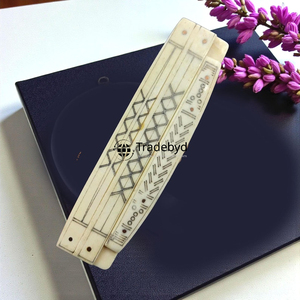Tradebyd Premium Bone Hair <b>Comb</b> Handmade <b>Wide</b> Tooth <b>Comb</b> for Thick Curly Straight Hair Styling and Care - Product Image 5
